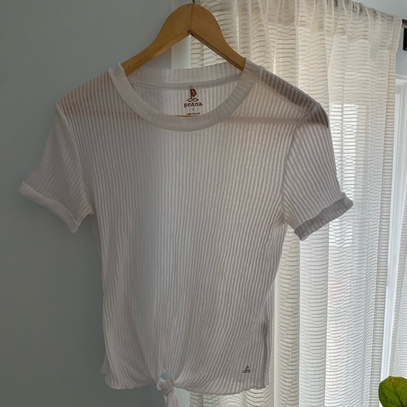 Prana Short Sleeve Ribbed Tee - Picture 2 of 5